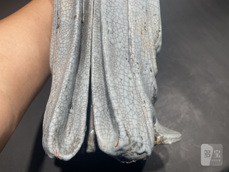 清 石湾窑罗汉瓷塑 - 图15
